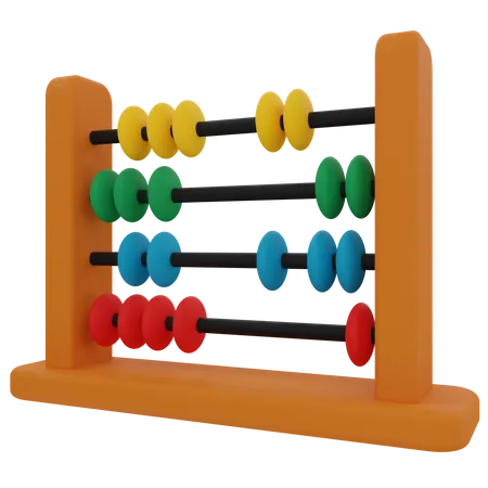 Abacus  3D Illustration