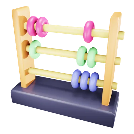 Abacus  3D Illustration