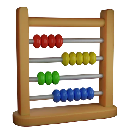 Abacus  3D Illustration