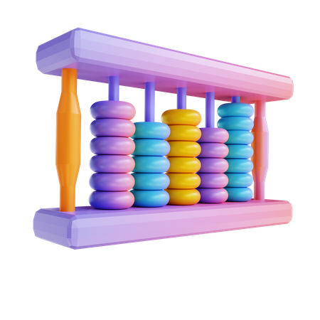 Abacus  3D Illustration