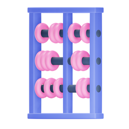 Abacus  3D Illustration