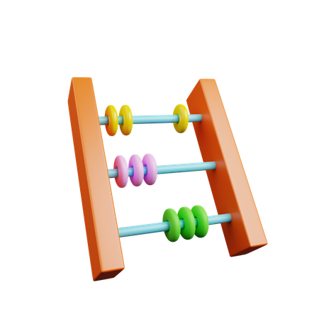 Abacus  3D Illustration