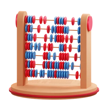 Abacus  3D Illustration