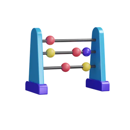 Abacus  3D Illustration