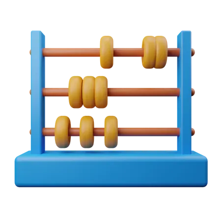 Abacus  3D Illustration