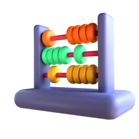 Abacus  3D Illustration