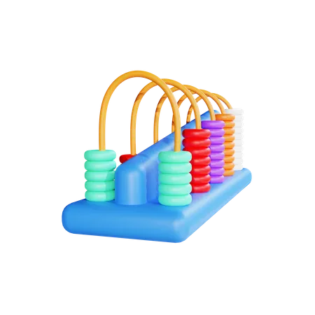 Abacus  3D Illustration