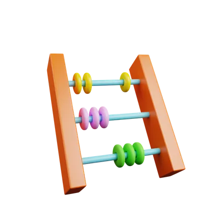 3 D Illustration Of Simple Object Abacus 3D Illustration