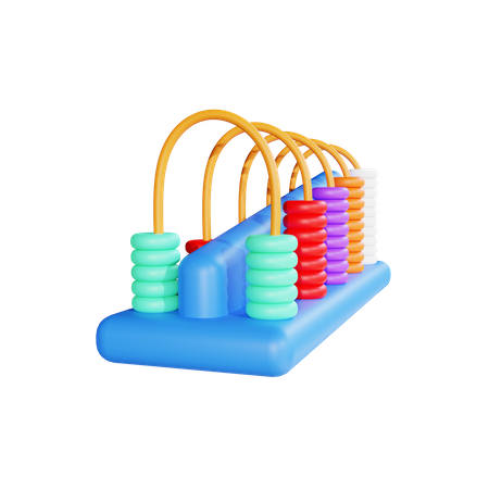 Abacus 3D Illustration