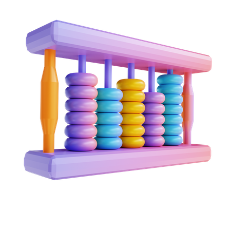 Abacus 3D Illustration