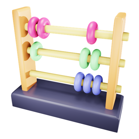 Abacus  3D Illustration