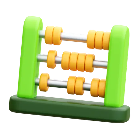 Abacus 3 D Render Illustration Icon 3D Icon