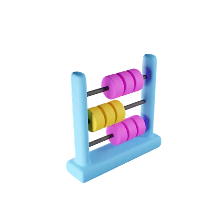 Abacus 3 D Render Isolated Images 3D Icon