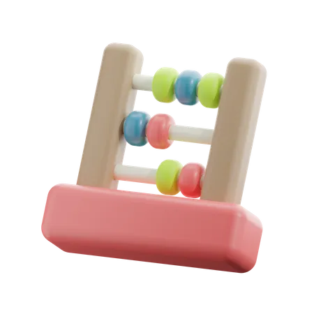 Education Abacus 3 D Icon 3D Icon