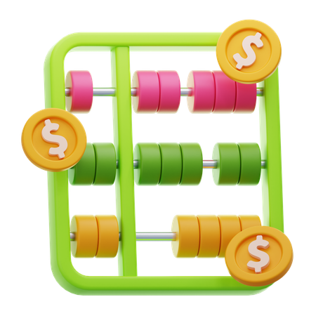 ABACUS CALCULATION  3D Icon