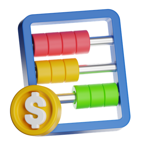 ABACUS CALCULATION  3D Icon