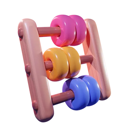 Abacus Calculator 3D Icon