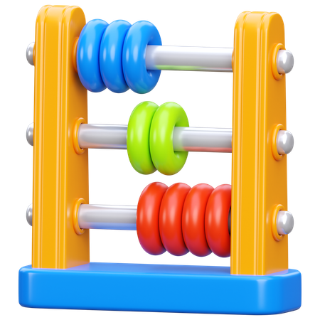 Abacus Calculator  3D Icon