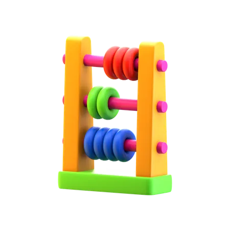 Abacus calculator  3D Icon