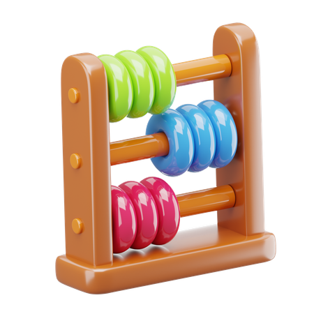 Abacus Calculator  3D Icon