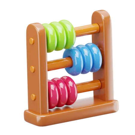 Abacus Calculator  3D Icon