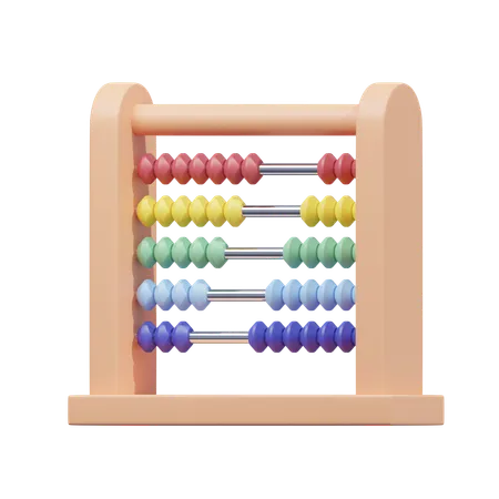 Abacus For Calculation  3D Icon