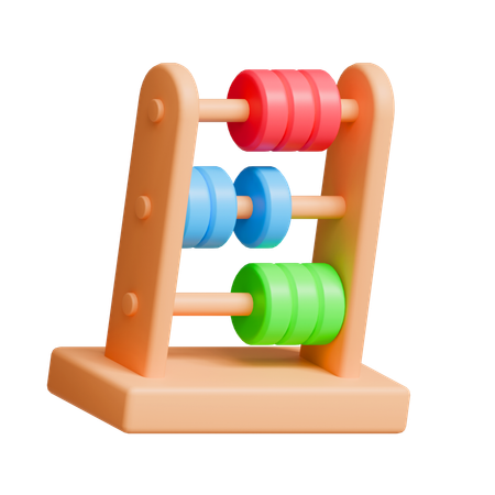 Abacus Toy  3D Icon