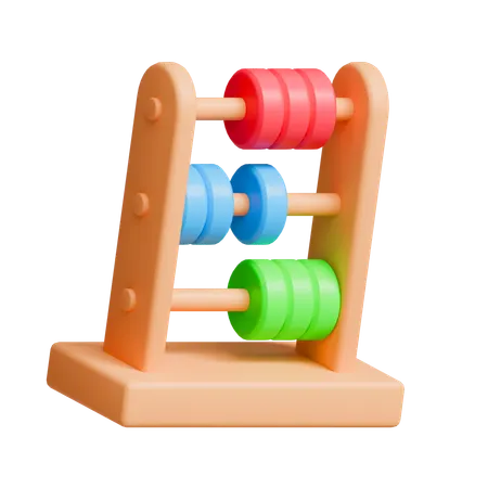 Abacus Toy  3D Icon