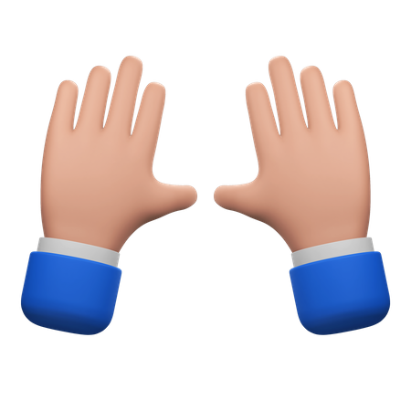 Abandonner le geste des mains  3D Icon