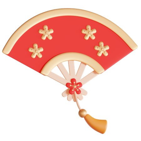 Abanico chino  3D Icon