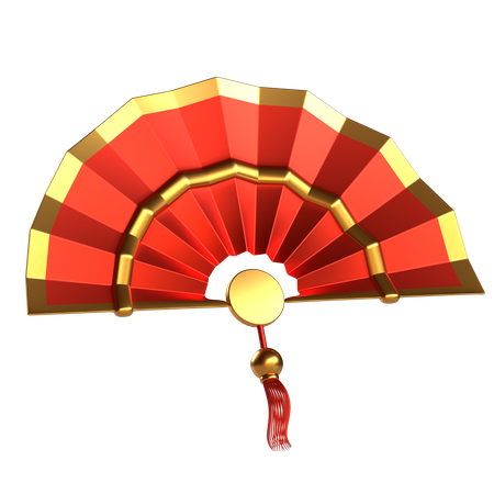 Abanico chino  3D Icon