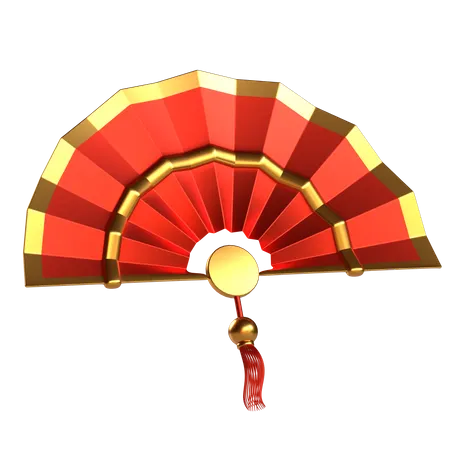 Abanico chino  3D Icon