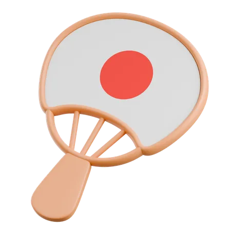 Abanico japonés  3D Icon