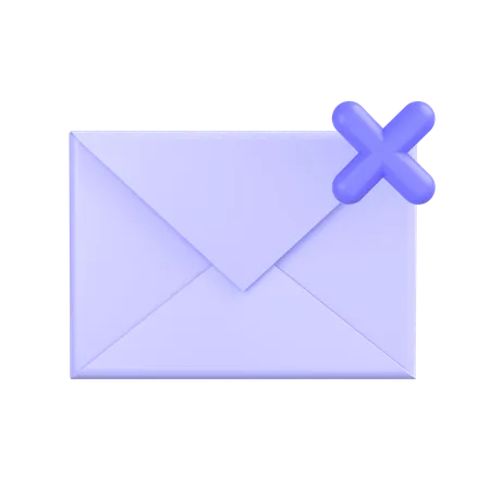 Mail abbrechen  3D Icon