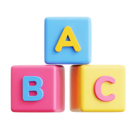 Alfabeti abc  3D Icon