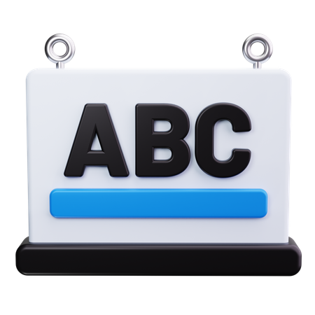 ABC-Alphabete  3D Icon