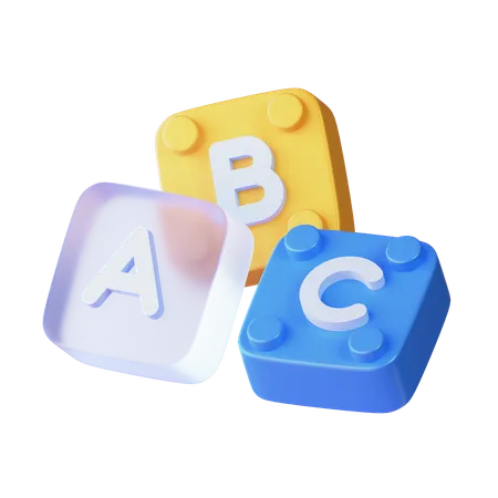 ABC-Blöcke  3D Icon