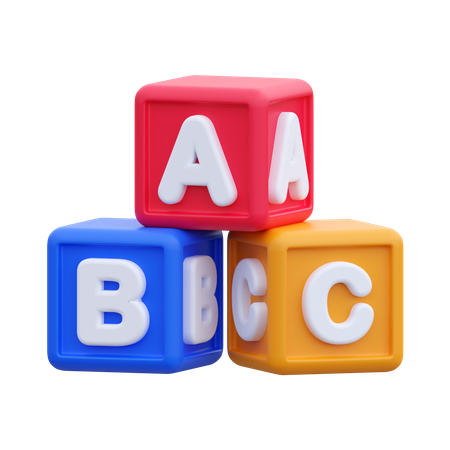 ABC-Blöcke  3D Icon