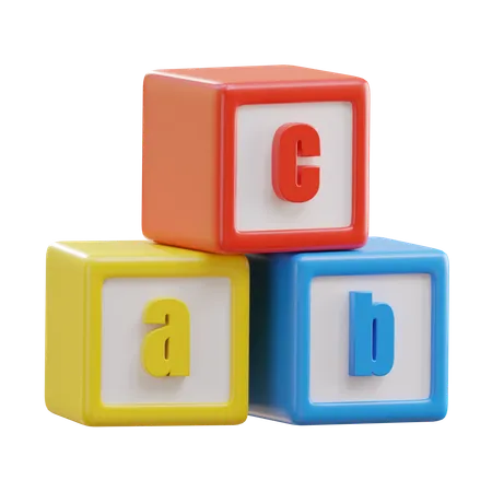Abc Blocks Kid Toys 3 D Icon 3D Icon