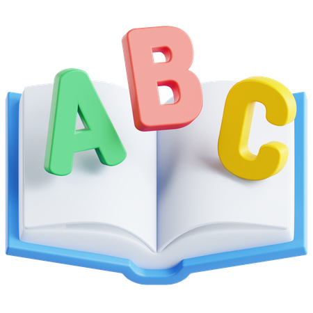 ABC Book  3D Icon