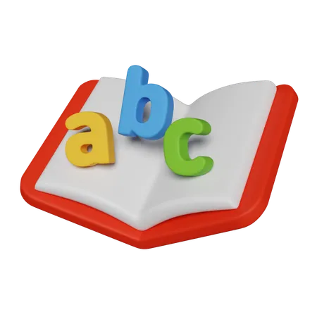 ABCブック  3D Icon