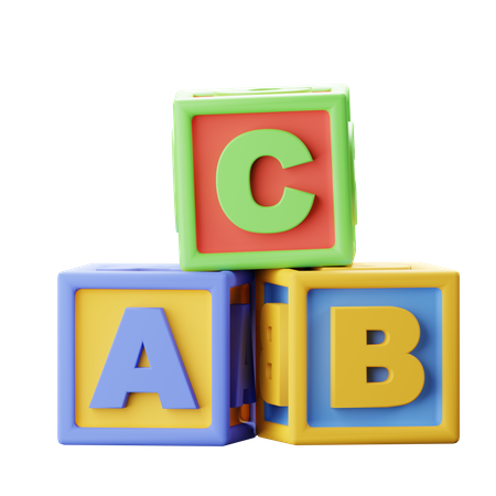 Abc Cube  3D Icon