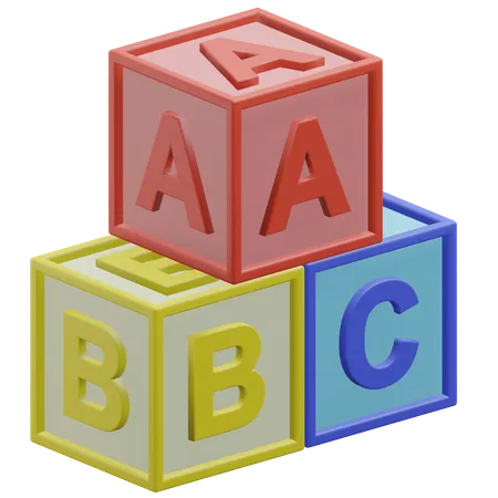 Abc Cubes  3D Icon