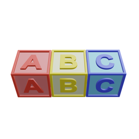 Abc Cubes  3D Icon