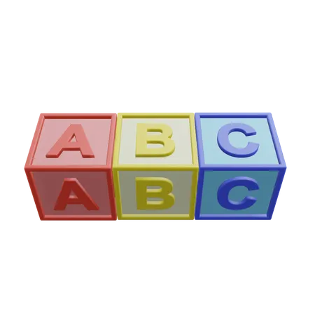 Abc Cubes  3D Icon