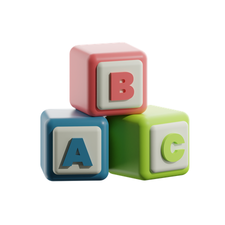 Abc Cubes  3D Icon