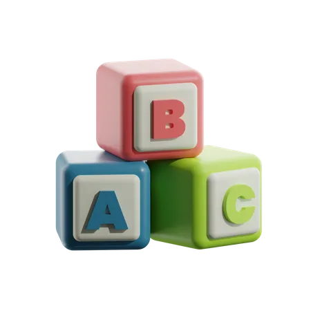 Abc Cubes  3D Icon