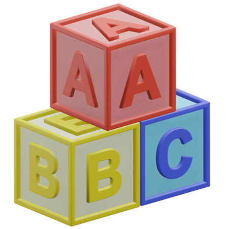 Abc Cubes  3D Icon