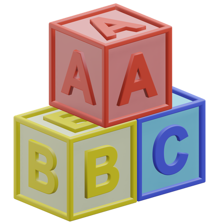 Abc Cubes  3D Icon