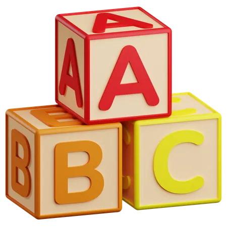 ABC Letter  3D Icon